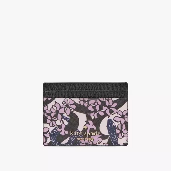 Kate Spade Snake Garden Small Cardholder - Picture 1 of 6